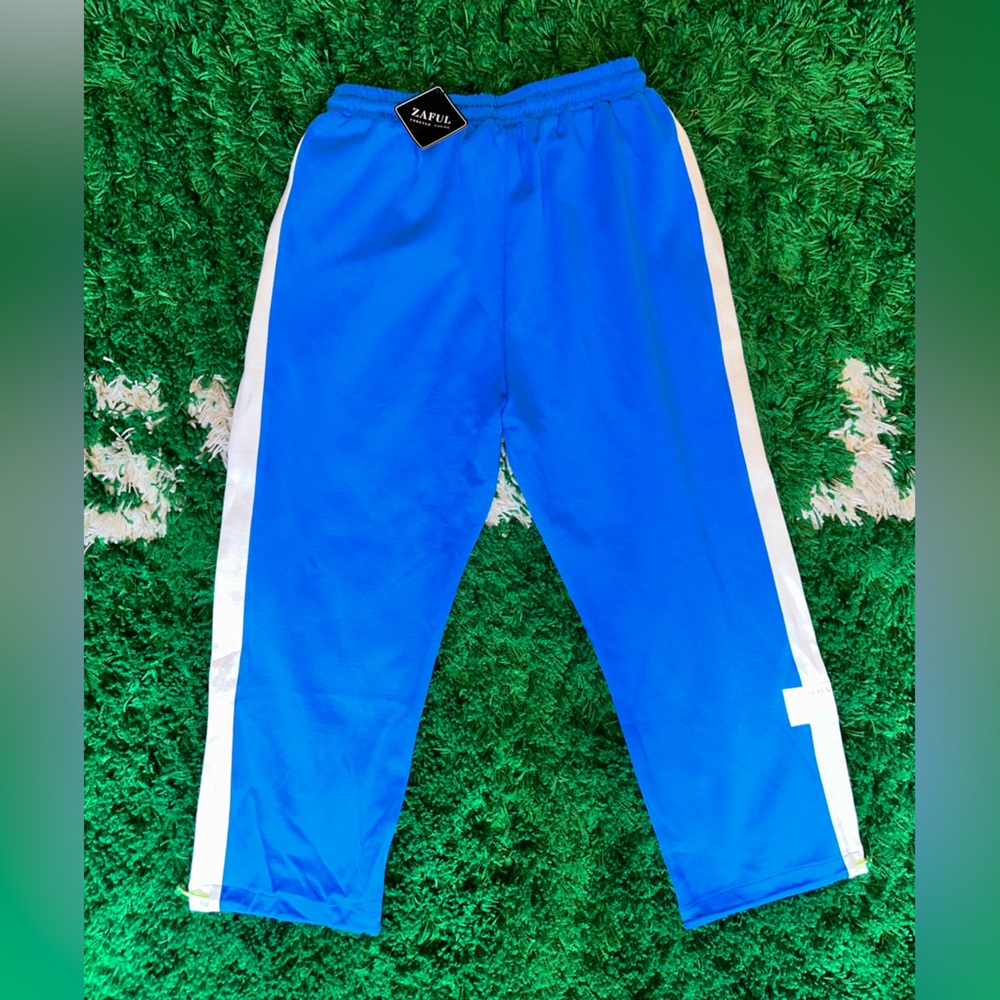 Blue Drawstring Sweat Pants - Picture 4 of 4